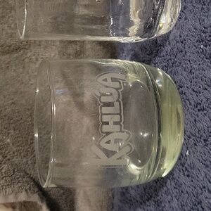 Set of 4 hard alcohol glasses: Crystal clear glass to enlighten a personal bar